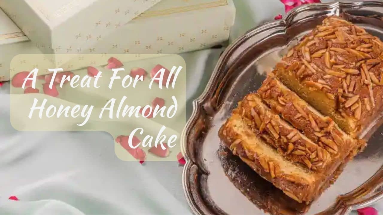 A Treat For All Honey Almond Cake Luckys Bakery